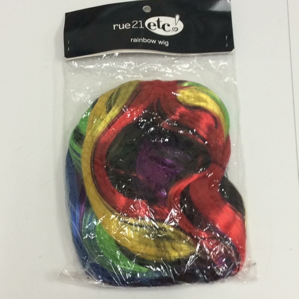 Rue 21 Rainbow Wig